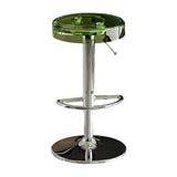 Round Backless Acrylic Adjustable Swivel Bar Stool Image - 10