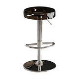 Round Backless Acrylic Adjustable Swivel Bar Stool Image - 18