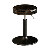 Round Backless Acrylic Adjustable Swivel Bar Stool Image - 30