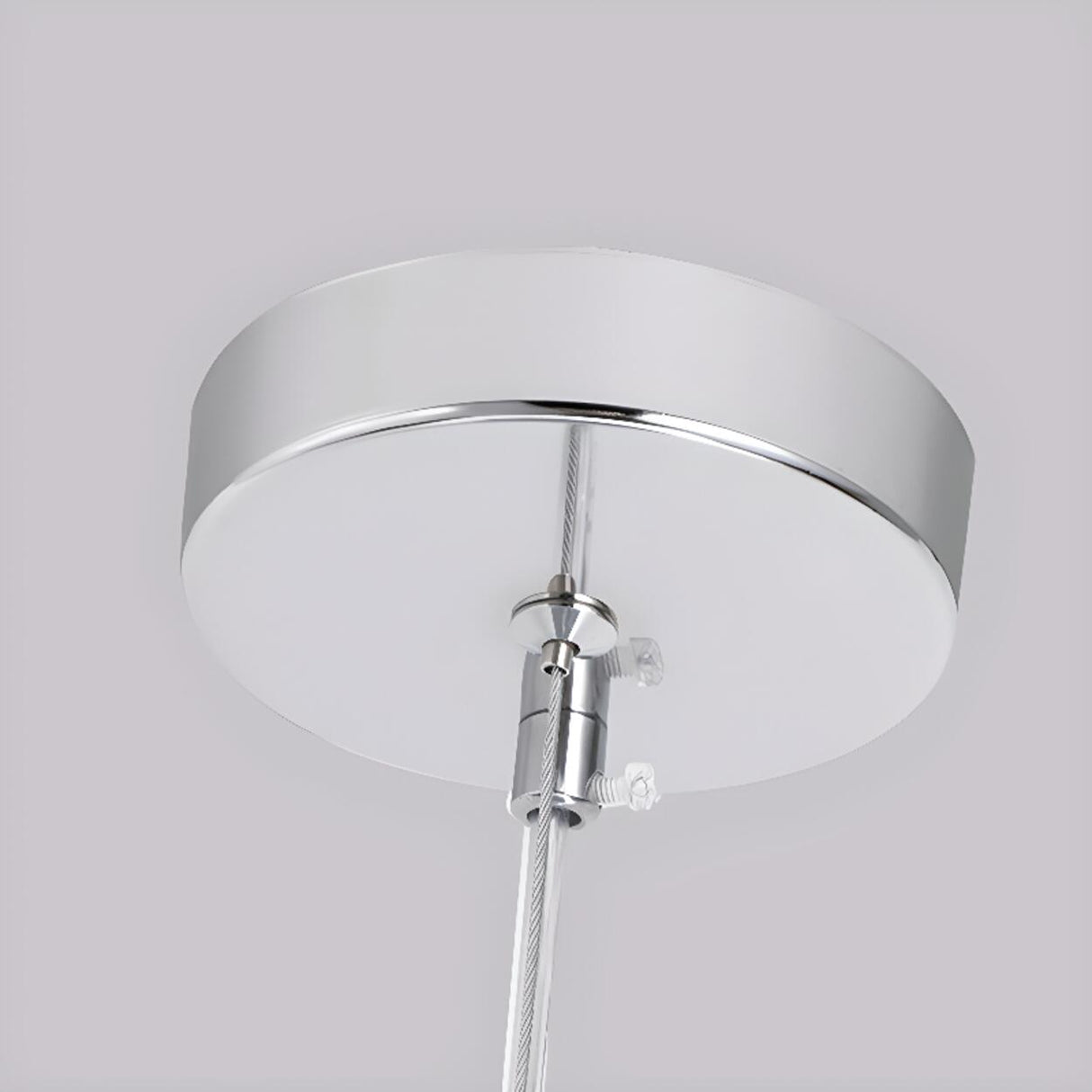 Round Pendant Light Minimalist Flexible Length Image - 20