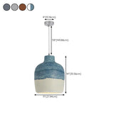 Round Pendant Light Minimalist Flexible Length #size