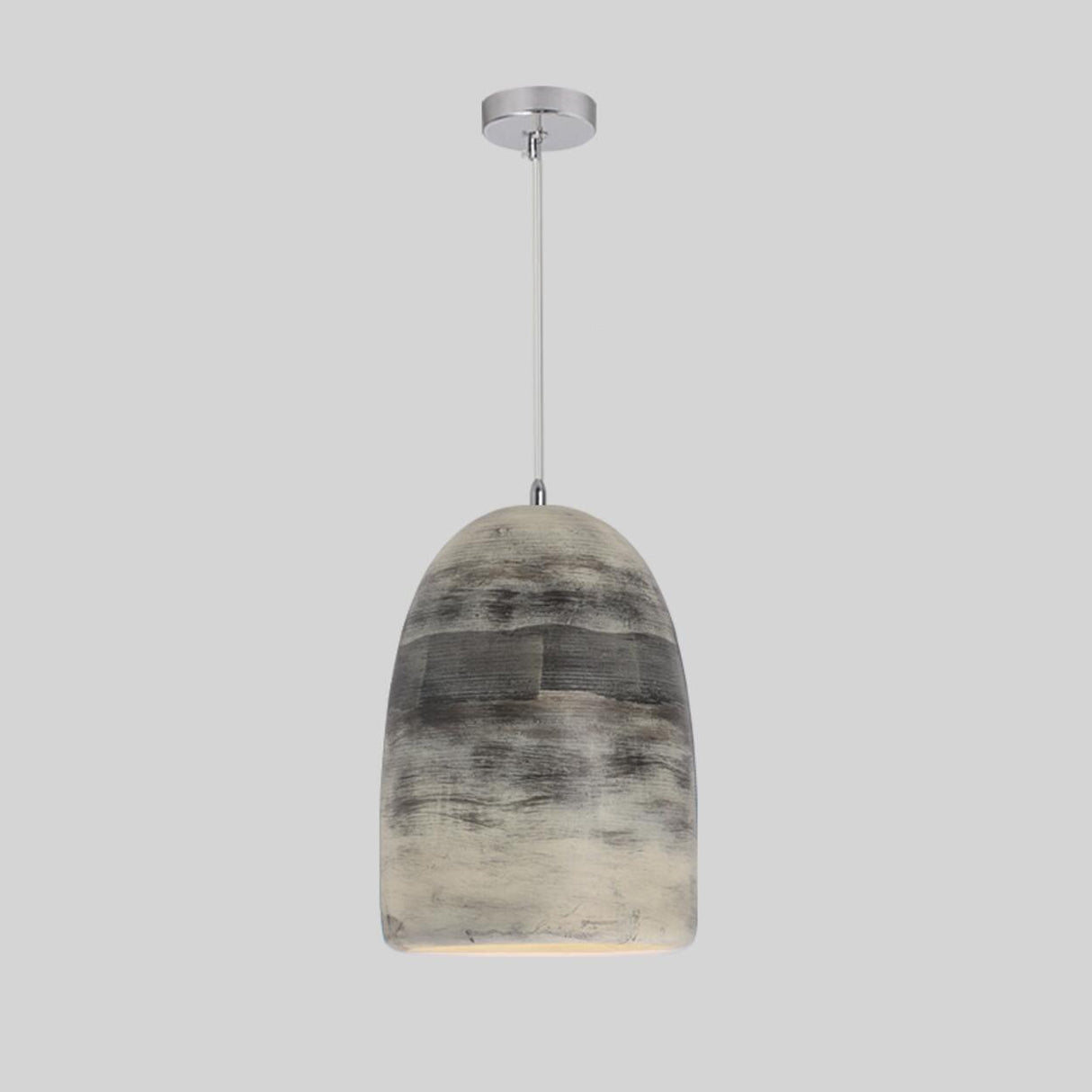 Round Pendant Light Minimalist Flexible Length Image - 8