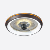 Round Remote Control LED Ceiling Fan with Lighting Image - 6