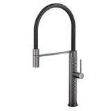 Rust Resistant Brass Swivel Spout Kitchen Faucet Image - 2