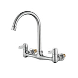 Rust Resistant Copper Kitchen Faucet with Two Handles Image - 7