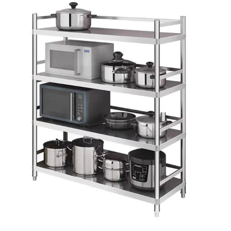 Rust Resistant Stainless Steel Countertop Baker's Rack Image - 2