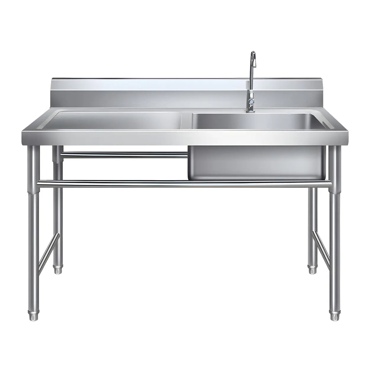 Rust Resistant Stainless Steel Large Kitchen Sink Image - 10