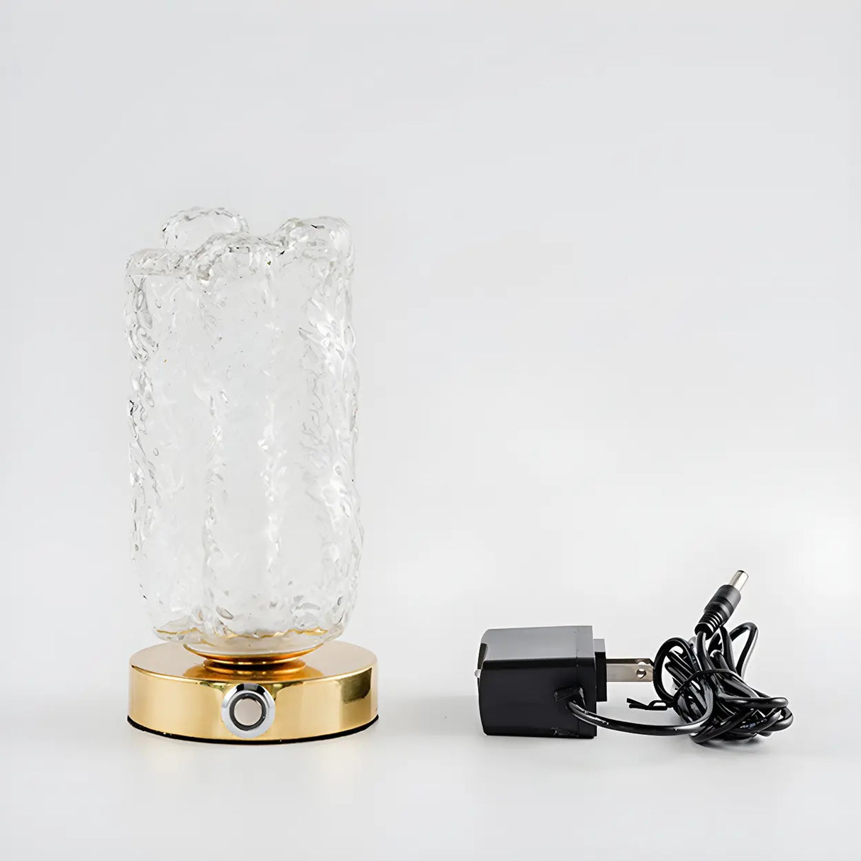 Rustic Glass Table Lamp for Cozy Ambiance Lighting Image - 10