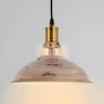 Rustic Industrial Metal Dome Dining Room Pendant Light Image - 7