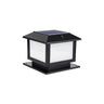 Rustic Square Metal Outdoor Waterproof Patio Post Light Image - 7