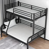 Safety Twin Alloy Black Guardrail and Stairs Bunk Bed Image - 11