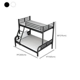 Safety Twin Alloy Black Guardrail and Stairs Bunk Bed #size