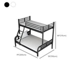 Safety Twin Alloy Black Guardrail and Stairs Bunk Bed Image - 17