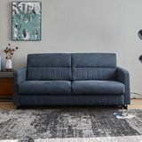 Scandinavian Blue Water Resistant Cushion Back Sleeper Image - 1