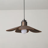 Scandinavian Modern Flower-Shaped Fabric Pendant Light Image - 8