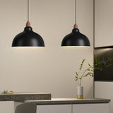 Scandinavian Modern Triple Bell Dome Iron Pendant Light Image - 6