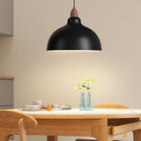 Scandinavian Modern Triple Bell Dome Iron Pendant Light Image - 7