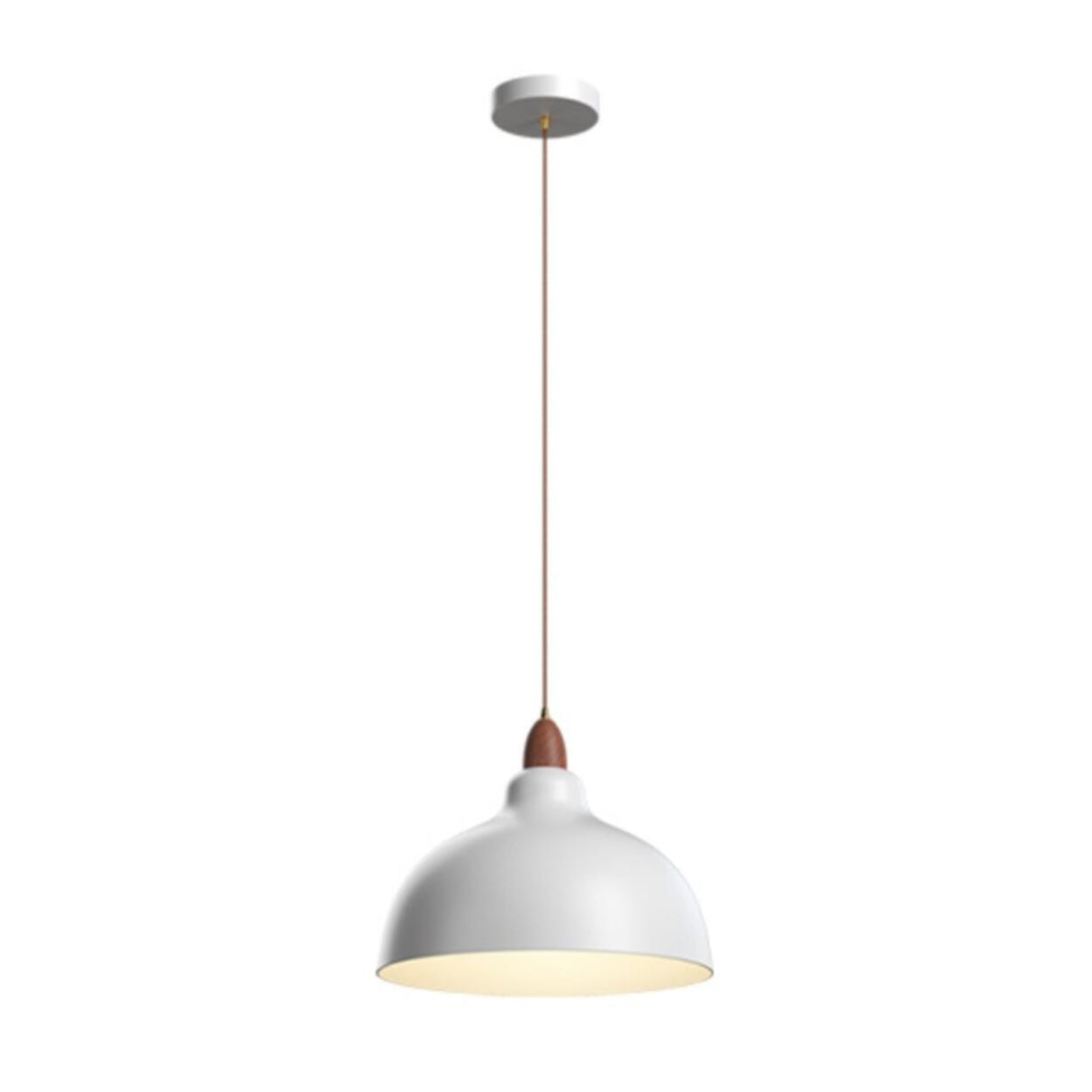 Scandinavian Modern Triple Bell Dome Iron Pendant Light Image - 8