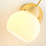 Scandinavian Style White Wall Sconce Light Image - 4