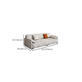 Scratch Resistant Abrasive Cloth Cushion Back Sofa #size