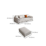 Scratch Resistant Abrasive Cloth Cushion Back Sofa Image - 12