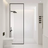 Scratch Resistant Sliding Rectangular Glass Shower Door Image - 1