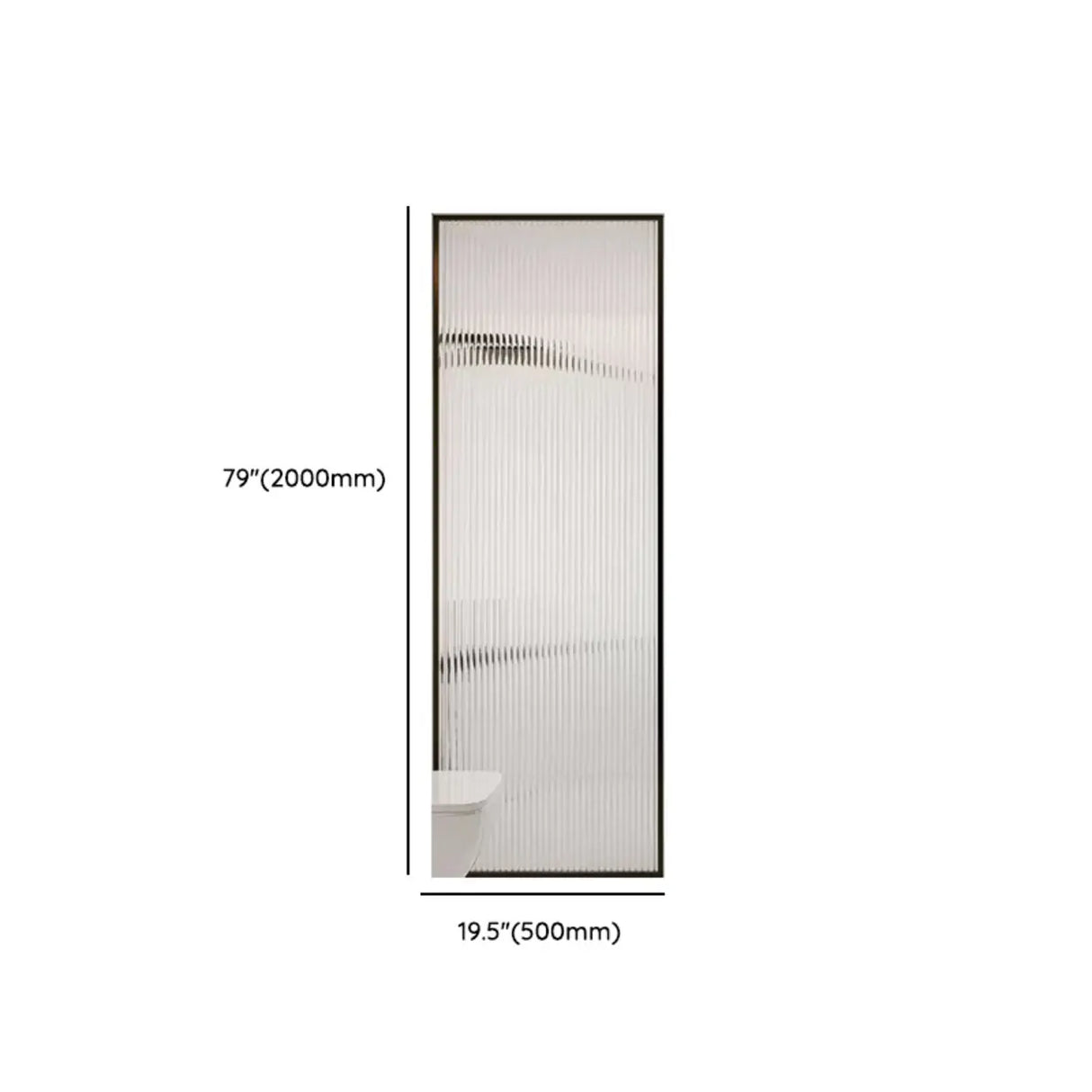 Scratch Resistant Sliding Rectangular Glass Shower Door Image - 14