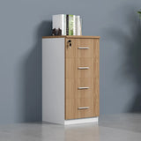 Secure Horizontal Wide Office Storage Cabinet with Drawers Image - 10