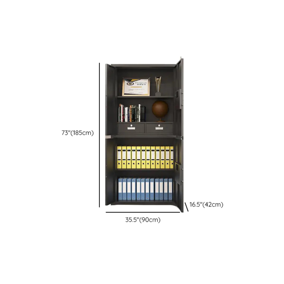 Secure Steel Rectangular Storage Cabinet with Digital Lock Image - 17