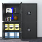 Secure Steel Rectangular Storage Cabinet with Digital Lock Image - 8