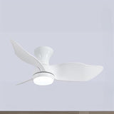 Semi-Flush Elegant Minimalist 3-Blade Ceiling Fan Light Image - 6