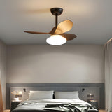 Simple 3 Blade Modern Remote Ceiling Fan with LED Light Image - 4