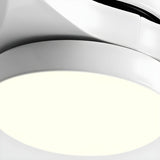 Simple 3-Blade Recessed Ceiling Fan with LED Light Image - 9