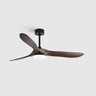 Simple 3 Blade Standard Ceiling Fan with LED Light Image - 10