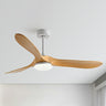 Simple 3 Blade Standard Ceiling Fan with LED Light Image - 9