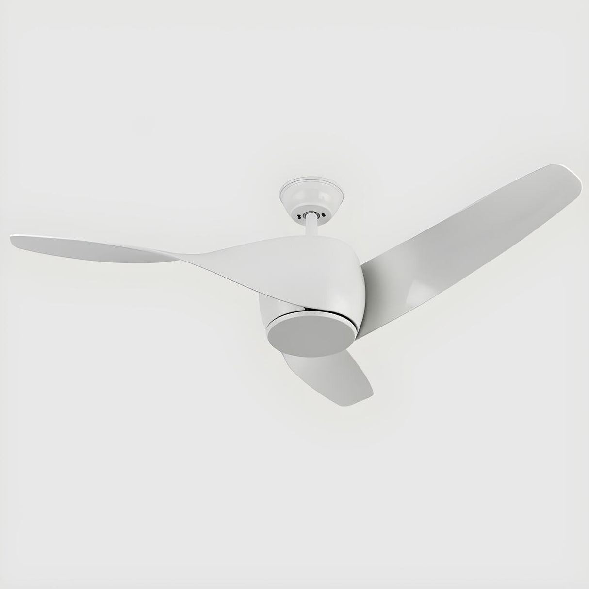 Simple 3 Blade Wooden Propeller Ceiling Fan with Light Image - 11