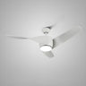 Simple 3 Blade Wooden Propeller Ceiling Fan with Light Image - 3