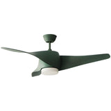 Simple 3 Blade Wooden Propeller Ceiling Fan with Light Image - 7