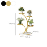 Simple 3-Tier Metal Indoor Rolling Plant Stand Cream Image - 31