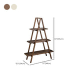 Simple A-Frame Wood Multi-Tier Crate Plant Stand Brown Image - 14