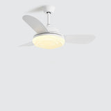 Simple Adjustable 5 Blade Wood Ceiling Fan with Light Image - 15