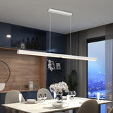 Simple Adjustable Linear LED Island Hanging Light Image - 1