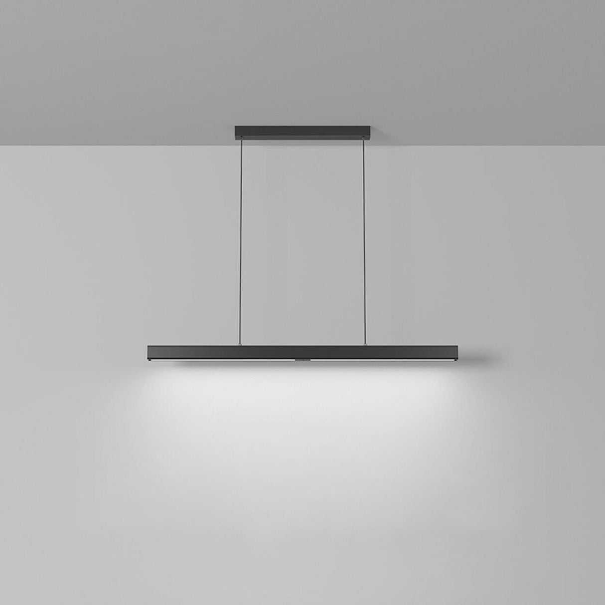 Simple Adjustable Linear LED Island Hanging Light Image - 11