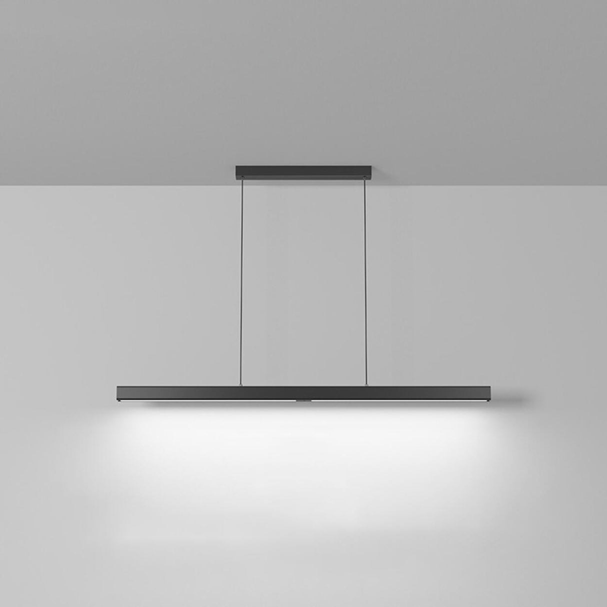 Simple Adjustable Linear LED Island Hanging Light Image - 13