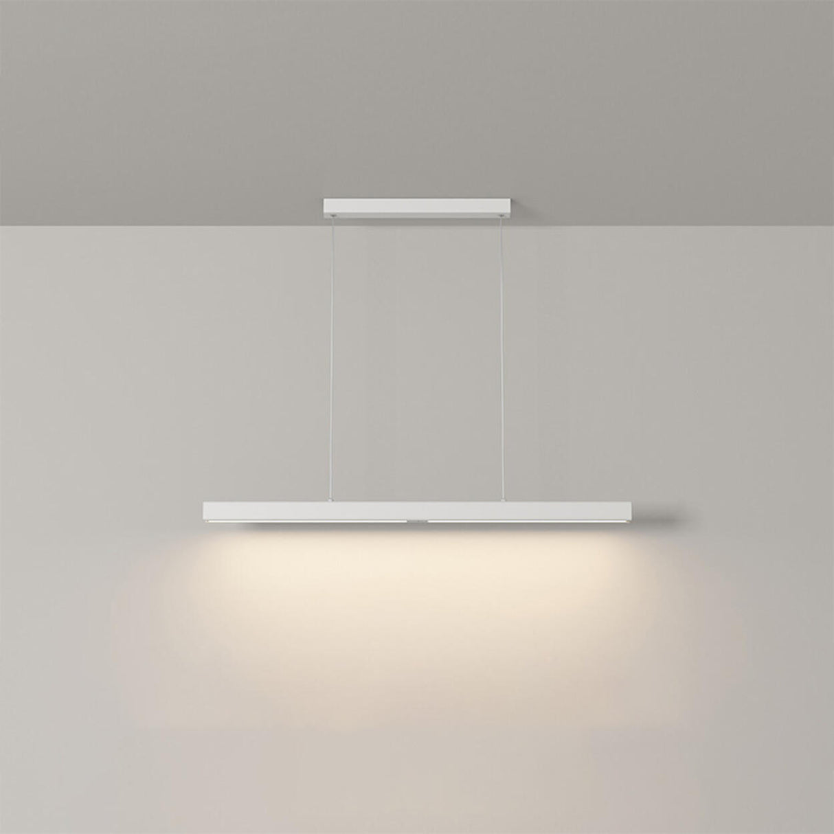 Simple Adjustable Linear LED Island Hanging Light Image - 20