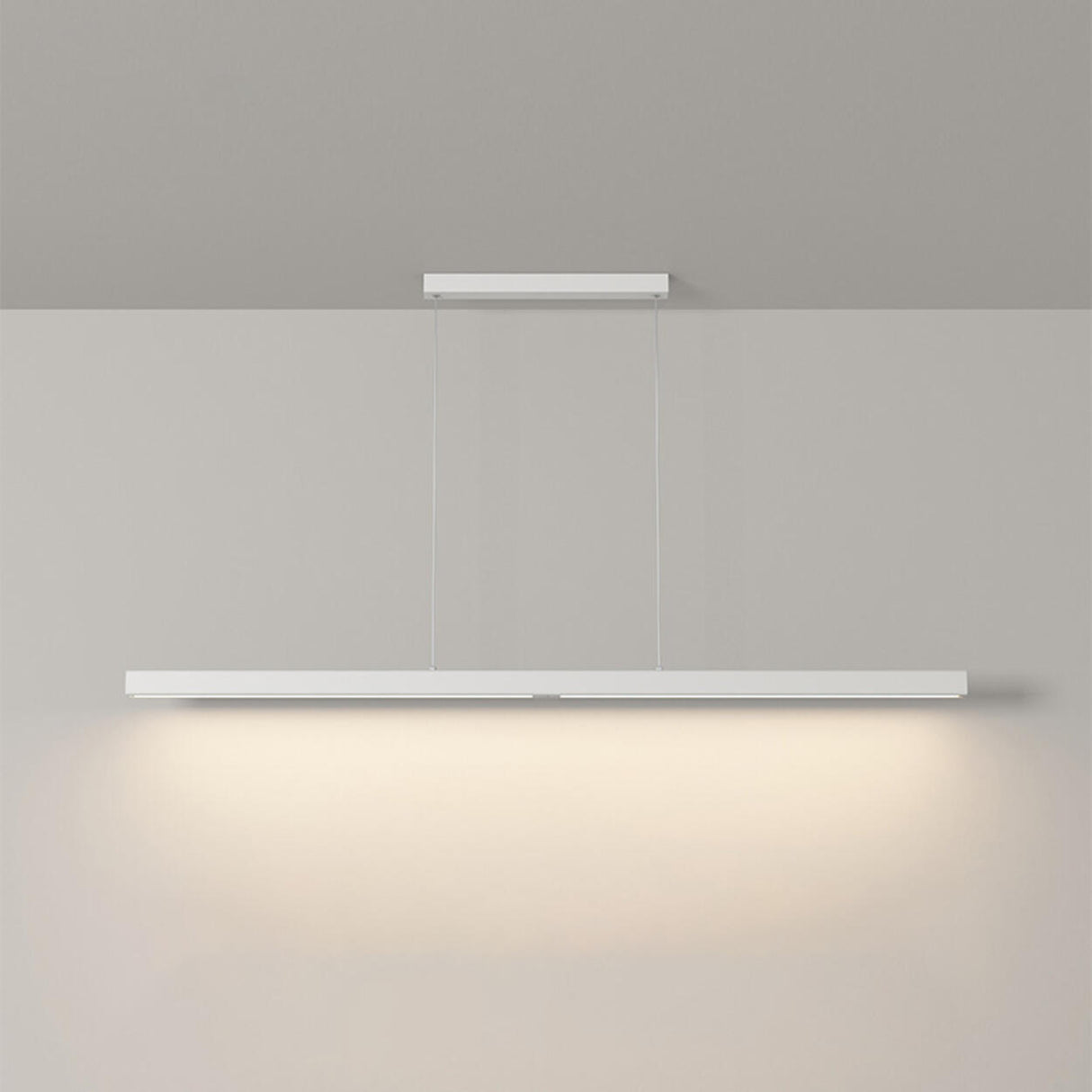 Simple Adjustable Linear LED Island Hanging Light Image - 23