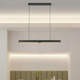 Simple Adjustable Linear LED Island Hanging Light Image - 24