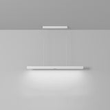 Simple Adjustable Linear LED Island Hanging Light Image - 26