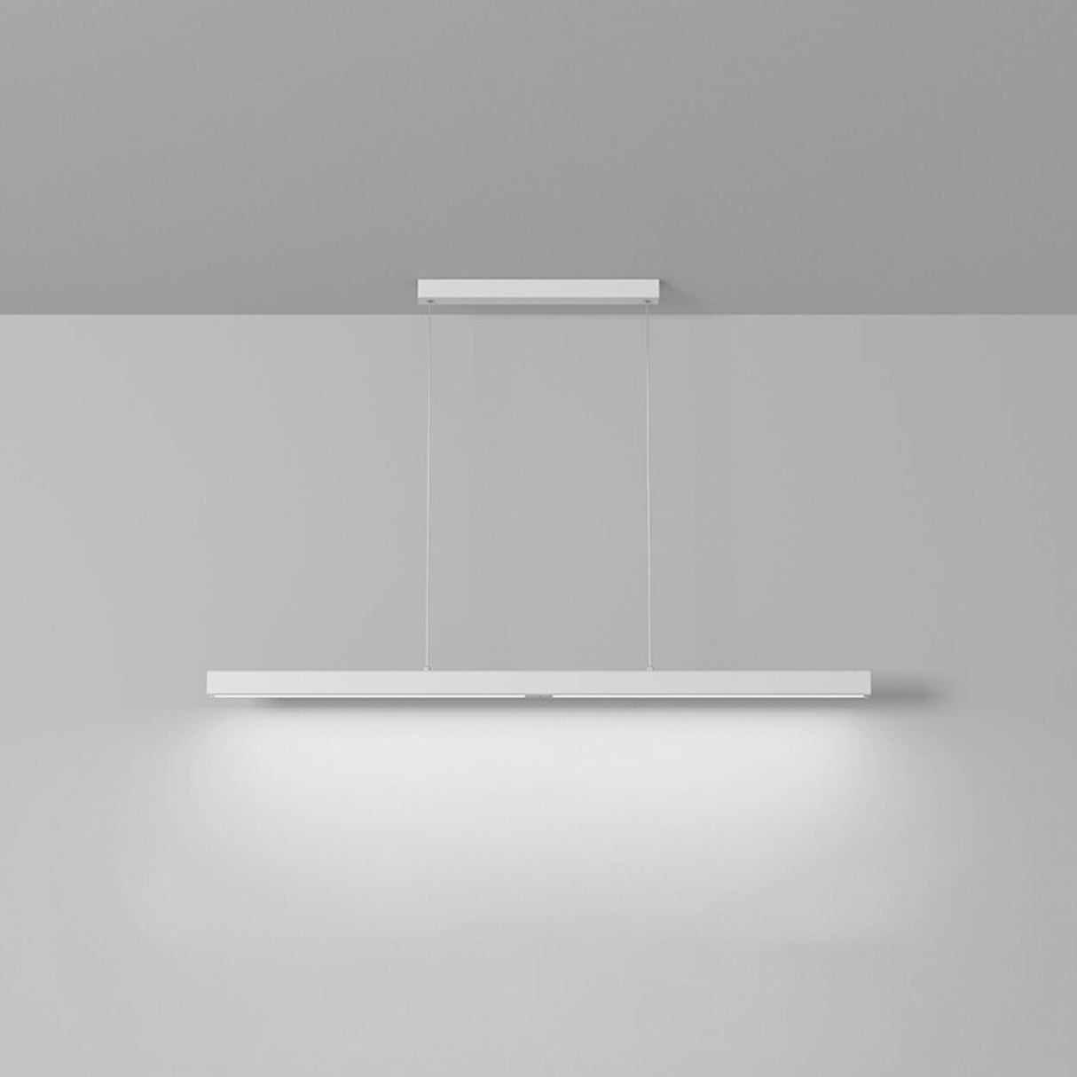 Simple Adjustable Linear LED Island Hanging Light Image - 27