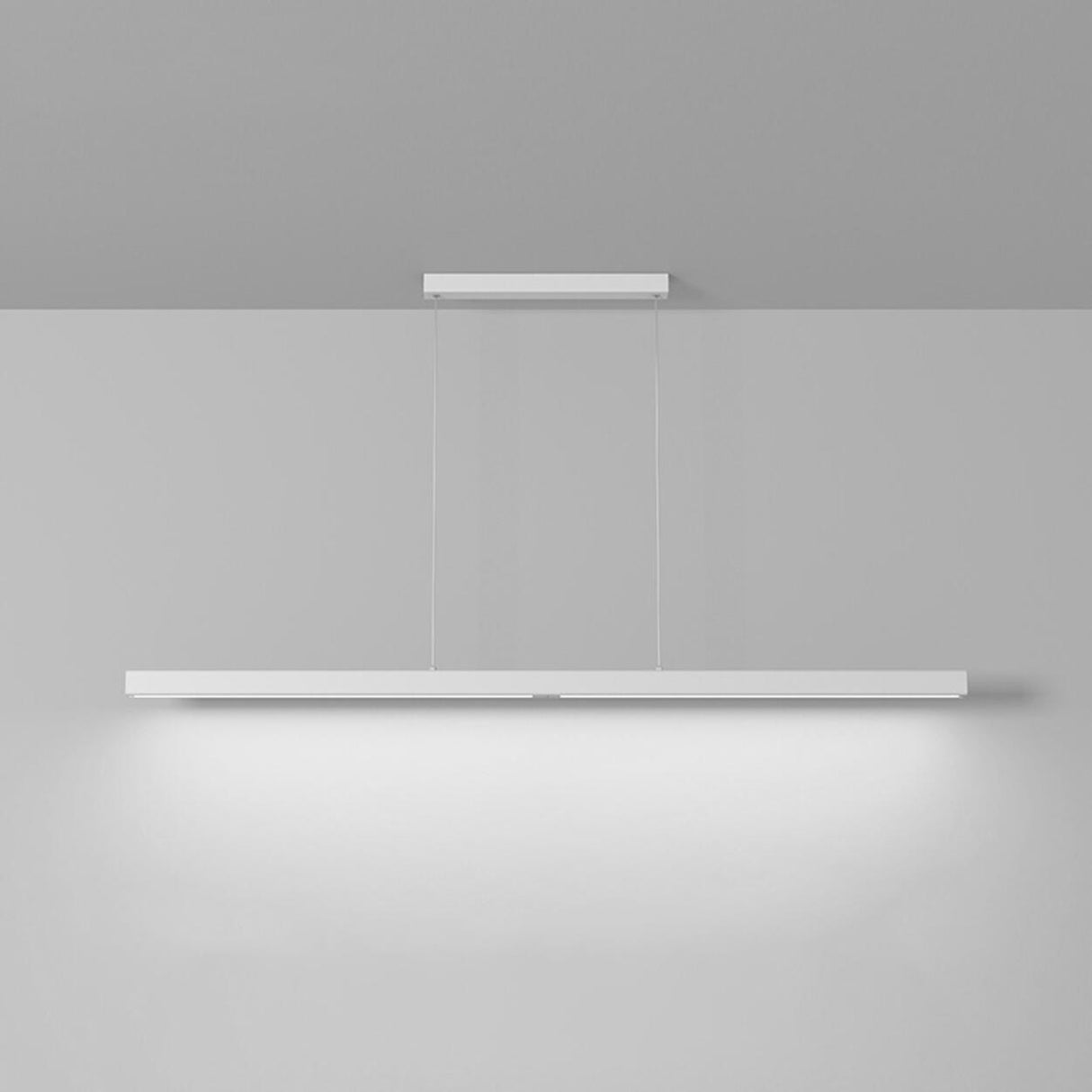 Simple Adjustable Linear LED Island Hanging Light Image - 28